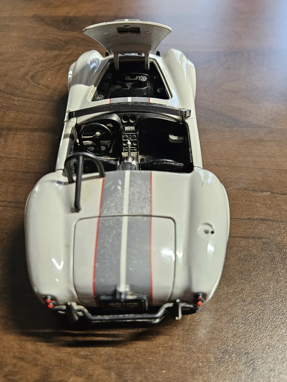 1965 Chalk Gray Shelby Cobra 427 Diecast